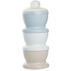 Boîte transport de lait - THERMOBABY - Avec couvercles - Fleur bleue