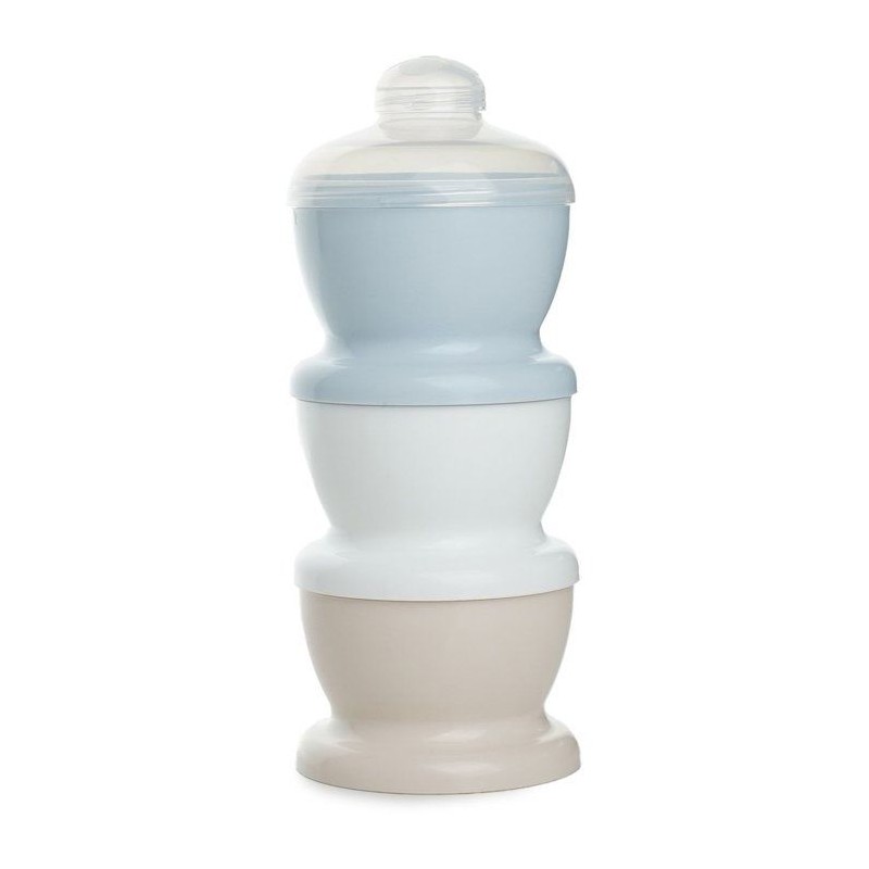Boîte transport de lait - THERMOBABY - Avec couvercles - Fleur bleue