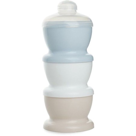 Boîte transport de lait - THERMOBABY - Avec couvercles - Fleur bleue