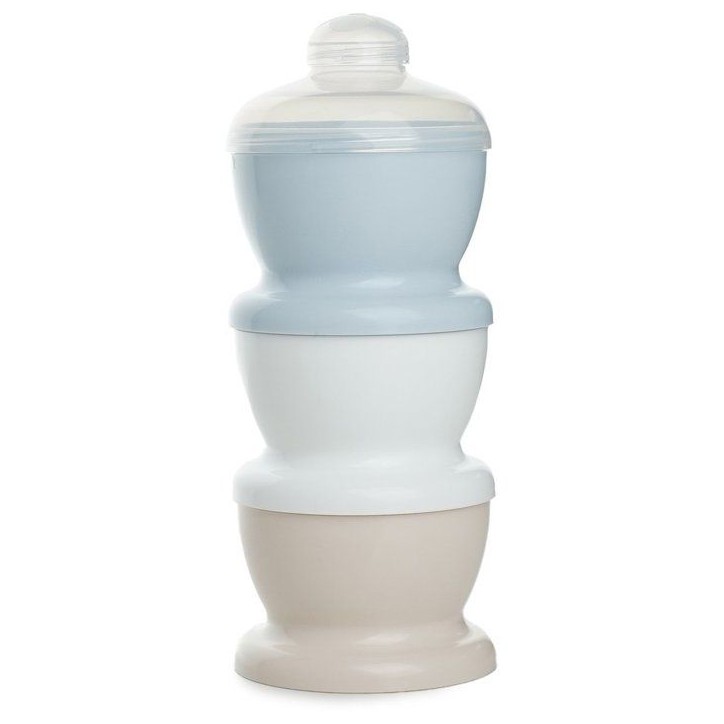 Boîte transport de lait - THERMOBABY - Avec couvercles - Fleur bleue Boîte transport de lait - THERMOBABY - Avec couvercles - Fleur bleue
