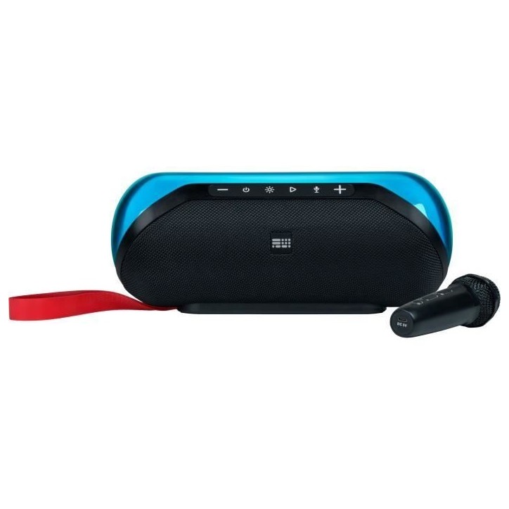 Enceinte sans fil lumineuse - BIGBEN PARTY - Bluetooth 5.3 - USB - 50W - Micro sans fil inclus - Modificateur de voix Enceinte sans fil lumineuse - BIGBEN PARTY - Bluetooth 5.3 - USB - 50W - Micro sans fil inclus - Modificateur de voix