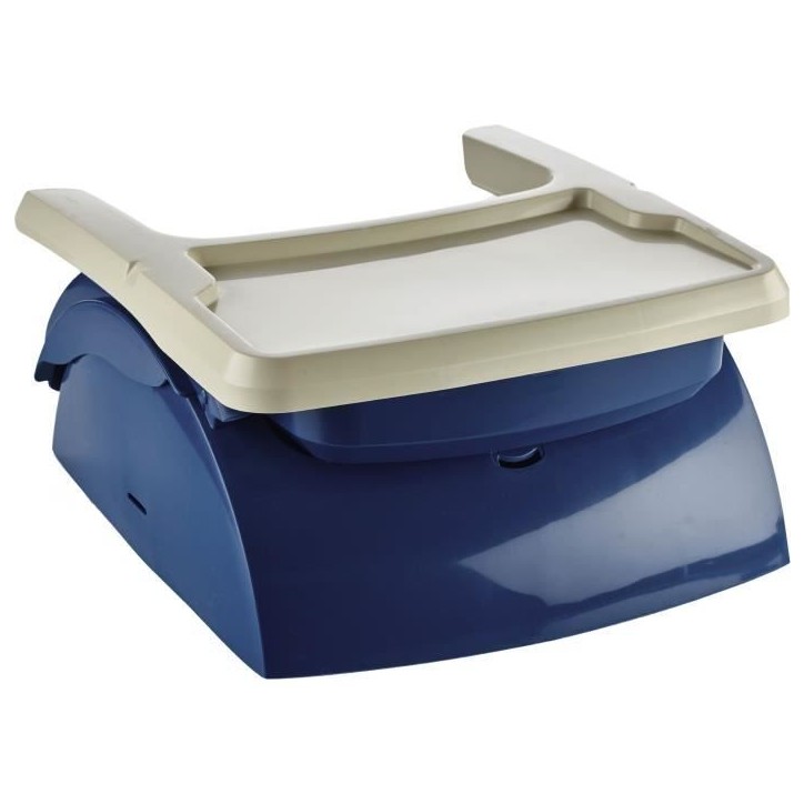 Rehausseur de chaise enfant 2 en 1 THERMOBABY YEEHOP - Harnais sécurité 3 points - Tablette amovible - Bleu océan