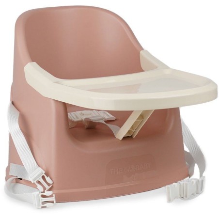 Rehausseur de chaise - THERMOBABY - YOUPLA - Avec tablette - De 6 a 36 mois - Rose câlin