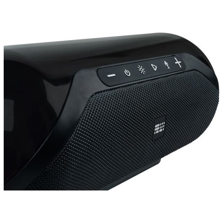 Enceinte sans fil lumineuse - BIGBEN PARTY - Bluetooth 5.3 - USB - 50W - Micro sans fil inclus - Modificateur de voix Enceinte sans fil lumineuse - BIGBEN PARTY - Bluetooth 5.3 - USB - 50W - Micro sans fil inclus - Modificateur de voix