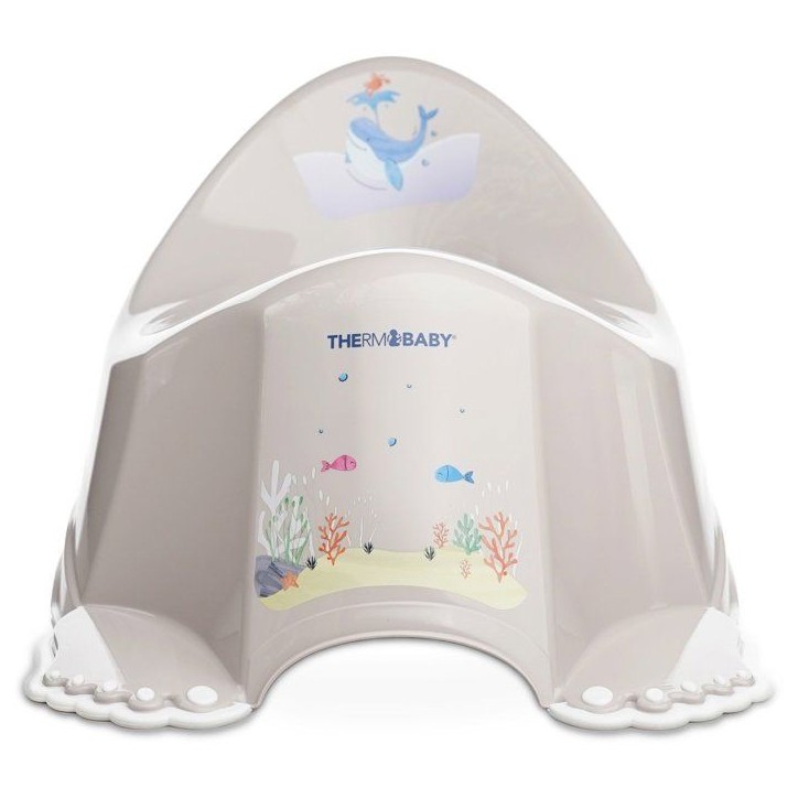 Pot antidérapant - THERMOBABY - Yoopi - Gris Pot antidérapant - THERMOBABY - Yoopi - Gris