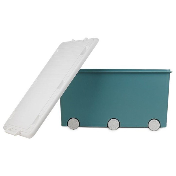 Coffre de rangement - THERMOBABY - PLAYBOX - Maxi - Vert azur Coffre de rangement - THERMOBABY - PLAYBOX - Maxi - Vert azur