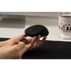 Souris - 2.4GHz+Bluetooth - THE G-LAB - Rechargeable 4800 DPI - Noire