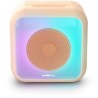 Enceinte karaoké lumineuse BIGBEN - Peche - Bluetooth - 30W - 2 micro