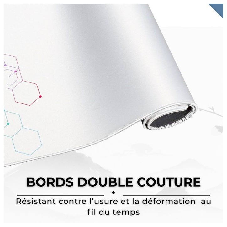Tapis de Souris XXL - THE G-LAB - PAD SELENIUM - Anti-dérapant - 90 x 40 x 0,4 cm - Blanc Tapis de Souris XXL - THE G-LAB - PAD SELENIUM - Anti-dérapant - 90 x 40 x 0,4 cm - Blanc