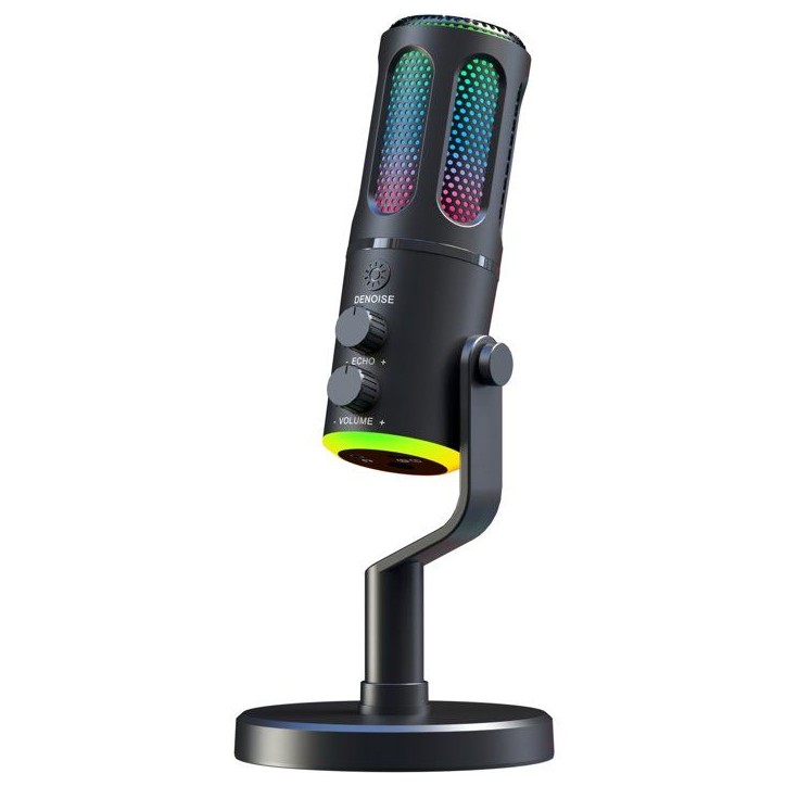 Microphone Gaming RGB Streaming - THE G-LAB - K-MIC-NEON - Compatible multiplateformes et logiciel - Qualité audio pro - Noir Microphone Gaming RGB Streaming - THE G-LAB - K-MIC-NEON - Compatible multiplateformes et logiciel - Qualité audio pro - Noir