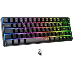 Clavier Gamer sans fil - Membrane - THE G-LAB - KEYZ HYDROGEN - Format
