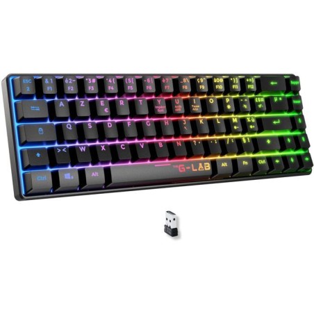 Clavier Gamer sans fil - Membrane - THE G-LAB - KEYZ HYDROGEN - Format