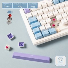 Clavier mécanique PBT Gasket - THE G-LAB - KEYZ Elite 400 WB - Triple