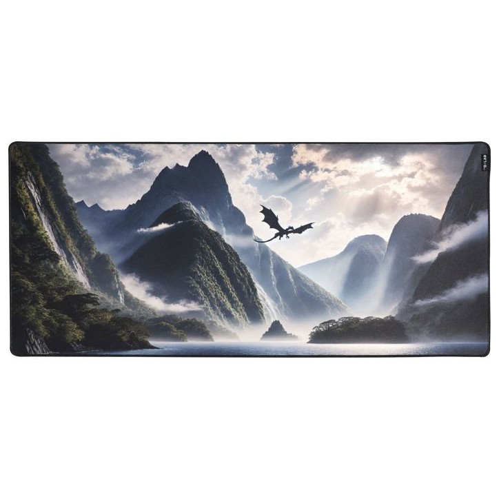 Tapis de souris - THE G-LAB - PAD DRAGON - Format XXL - 900 x 400 x 4 mm - Noir Tapis de souris - THE G-LAB - PAD DRAGON - Format XXL - 900 x 400 x 4 mm - Noir