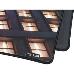 Tapis de souris Gaming - THE G-LAB - XXL - 900x400x4mm - Bords cousus
