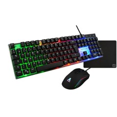 Pack gaming 4 en 1 - THE G-LAB - COMBO NEON - Clavier Membrane Full Si