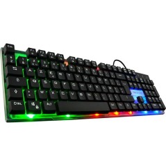 Pack gaming 4 en 1 - THE G-LAB - COMBO NEON - Clavier Membrane Full Si