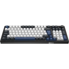 Clavier magnétique gamer - PBT double injection - THE G-LAB - KEYZ Elite 400 HE - 96% AZERTY - RGB - Noir et bleu