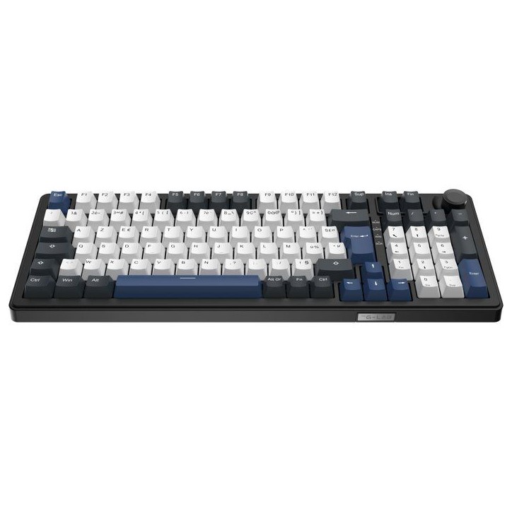 Clavier magnétique gamer - PBT double injection - THE G-LAB - KEYZ Elite 400 HE - 96% AZERTY - RGB - Noir et bleu Clavier magnétique gamer - PBT double injection - THE G-LAB - KEYZ Elite 400 HE - 96% AZERTY - RGB - Noir et bleu