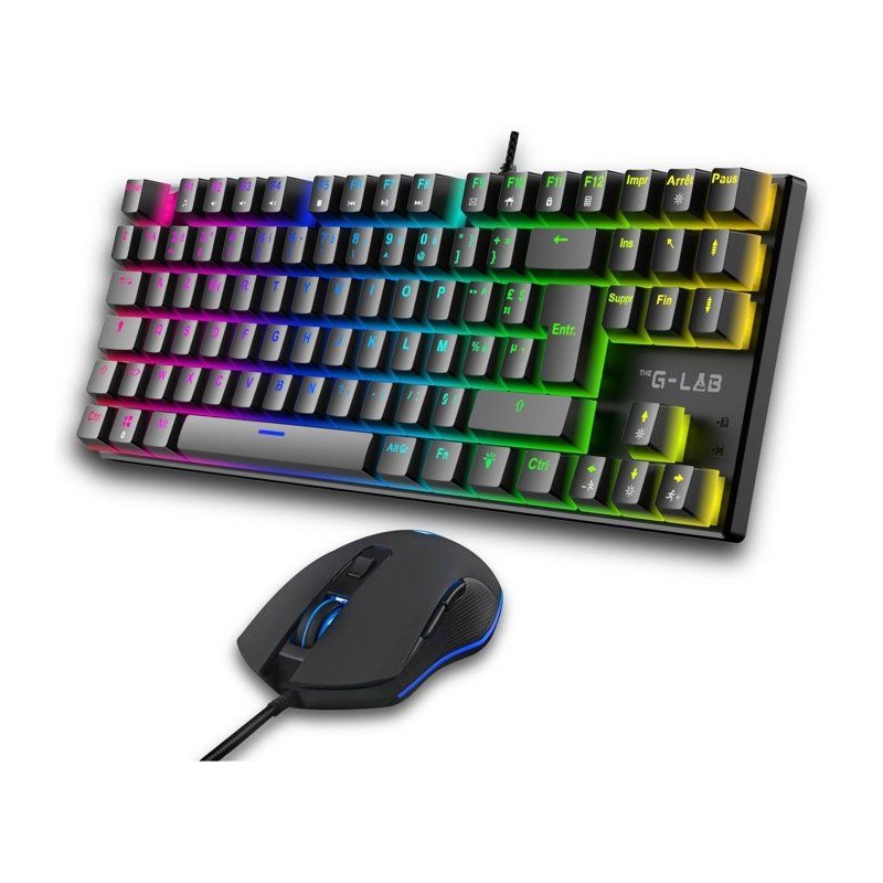 Pack clavier souris gaming - THE G-LAB - COMBO MERCURY EX - Clavier M