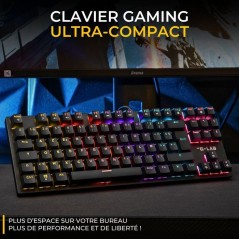 Pack clavier souris gaming - THE G-LAB - COMBO MERCURY EX - Clavier M