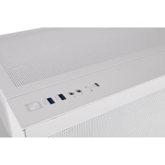 Boîtier PC - THERMALTAKE - View 380 TG ARGB Snow - Moyen tour - ATX - Verre trempé - Blanc