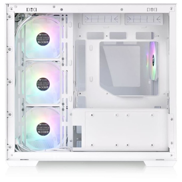 Boîtier PC - THERMALTAKE - View 380 TG ARGB Snow - Moyen tour - ATX - Verre trempé - Blanc Boîtier PC - THERMALTAKE - View 380 TG ARGB Snow - Moyen tour - ATX - Verre trempé - Blanc