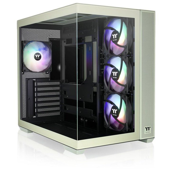 THERMALTAKE - CA-1Z2-00MEWN-00 - View 380 TG ARGB Matcha Green - Boitier PC sans alimentation - Moyen tour - Format ATX - Vert THERMALTAKE - CA-1Z2-00MEWN-00 - View 380 TG ARGB Matcha Green - Boitier PC sans alimentation - Moyen tour - Format ATX - Vert