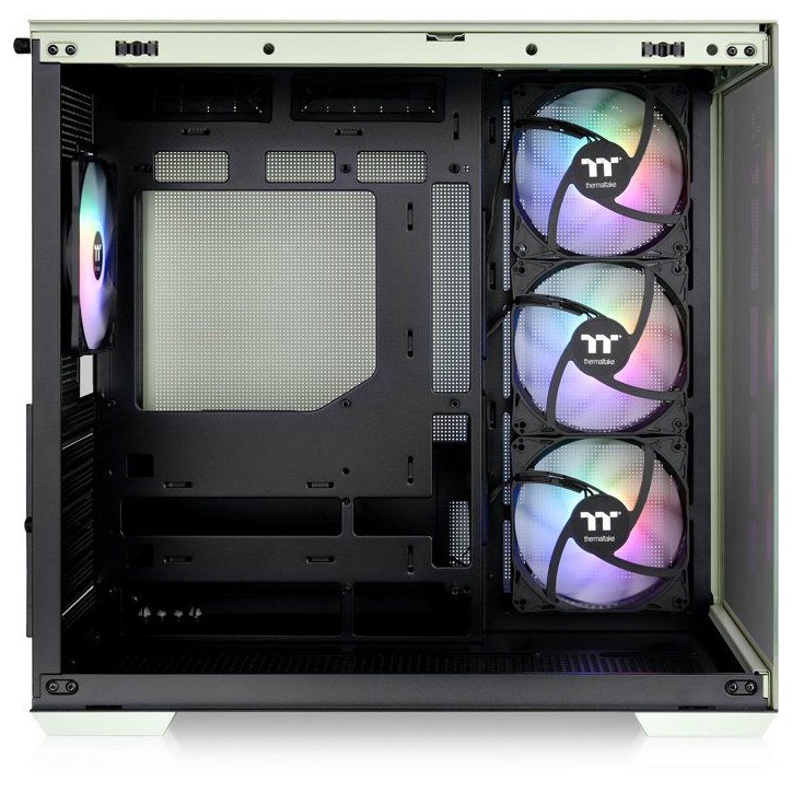 THERMALTAKE - CA-1Z2-00MEWN-00 - View 380 TG ARGB Matcha Green - Boitier PC sans alimentation - Moyen tour - Format ATX - Vert THERMALTAKE - CA-1Z2-00MEWN-00 - View 380 TG ARGB Matcha Green - Boitier PC sans alimentation - Moyen tour - Format ATX - Vert