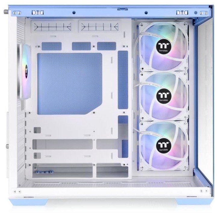 Boîtier PC - THERMALTAKE - View 380 TG ARGB Hydrangea Blue - Moyen tour - ATX - Verre trempé - Bleu Boîtier PC - THERMALTAKE - View 380 TG ARGB Hydrangea Blue - Moyen tour - ATX - Verre trempé - Bleu