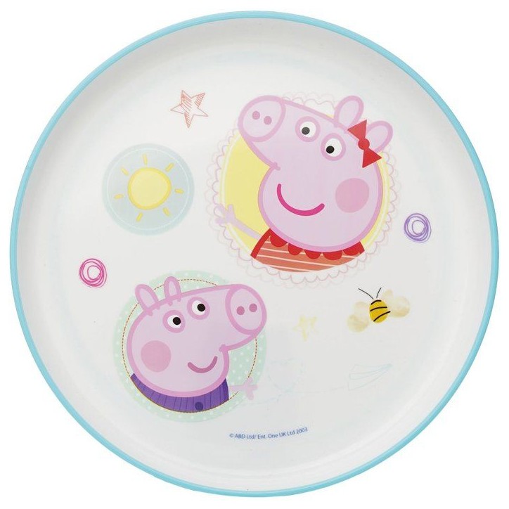 Coffret repas 5 pieces - THERMOBABY - Peppa Pig - Assiette, bol, gobelet, cuillere et fourchette - Bleu Coffret repas 5 pieces - THERMOBABY - Peppa Pig - Assiette, bol, gobelet, cuillere et fourchette - Bleu