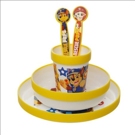Coffret repas 5 pieces - THERMOBABY - Pat'Patrouille - Assiette, bol,