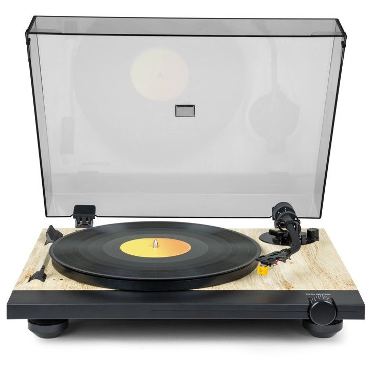 Platine tourne-disque - THOMSON - TT702 - 33 et 45 tours - Tete de lecture AT91 Audio Technica - Antiskating - Bois et noir