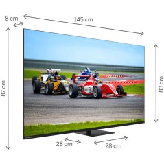 Thomson 65QG7C14 - TV QLED 65 (164 cm) - 4K UHD 3840x2160 - 144 Hz - Google TV - 2xHDMI 2.1 + 2xHDMI 2.0 - WiFi