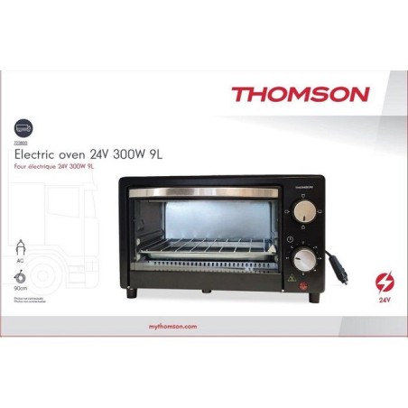 Four électrique - THOMSON - 24V 300W 9L, conçu pour cuire ou réchauffer vos repas lors de vos déplacements.