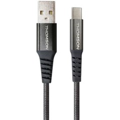 Câble THOMSON USB-A vers USB-C 3A - Charge rapide et transfert de don