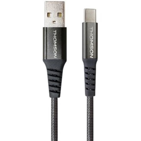 Câble THOMSON USB-A vers USB-C 3A - Charge rapide et transfert de don