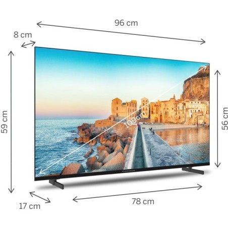 Thomson 43FG2S15 - TV LED 43 (109 cm) - Full HD 1920x1080 - Google TV - 3xHDMI - WiFi