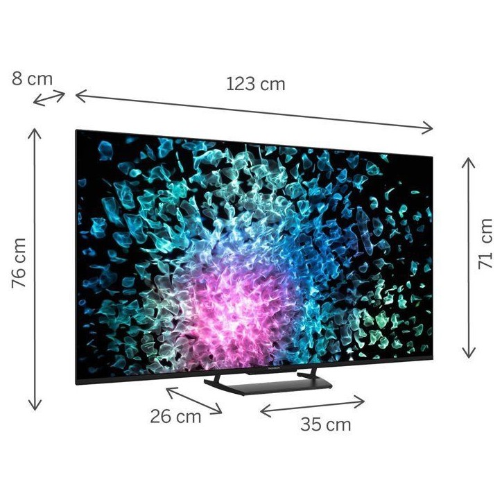 Thomson 55MG7C15 - TV QLED MiniLED 55 (139 cm) - 4K UHD 3840x2160 - 144 Hz - Google TV - 2xHDMI 2.1 + 2xHDMI 2.0 - WiFi Thomson 55MG7C15 - TV QLED MiniLED 55 (139 cm) - 4K UHD 3840x2160 - 144 Hz - Google TV - 2xHDMI 2.1 + 2xHDMI 2.0 - WiFi