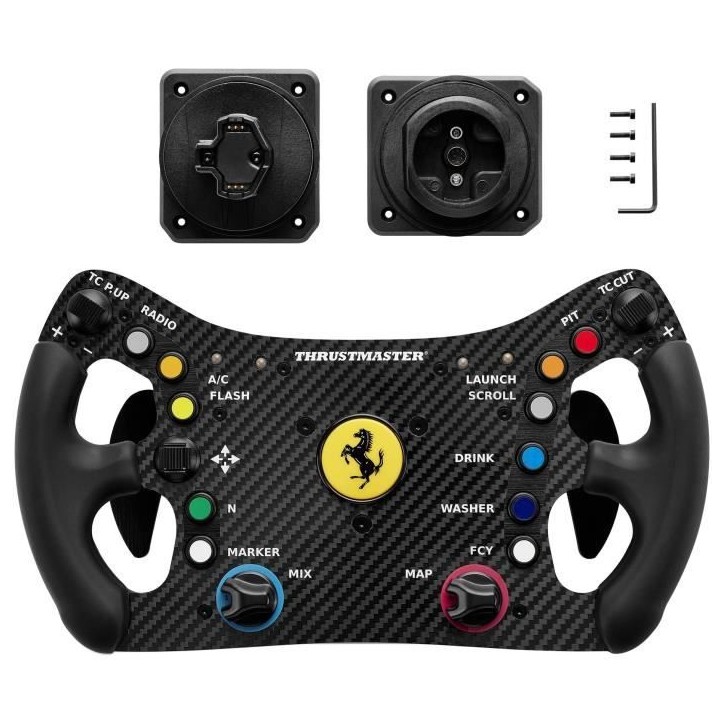 Volant - THRUSMASTER - Ferrari 488 GT3 Wheel Add-On - Noir et Rouge