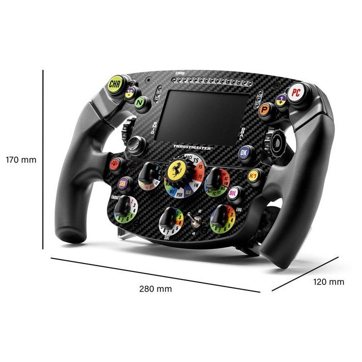 Volant de course - THRUSTMASTER - Ferrari SF-25 Edition - Add-On compatible bases T598 et T818 - Noir