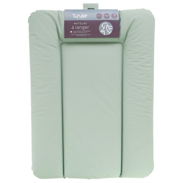 Matelas a langer - TINEO - ESSENTIEL - PVC - Bleu vert Matelas a langer - TINEO - ESSENTIEL - PVC - Bleu vert