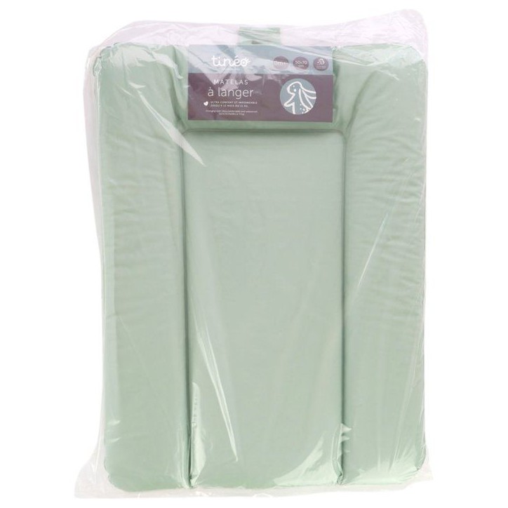 Matelas a langer - TINEO - ESSENTIEL - PVC - Bleu vert Matelas a langer - TINEO - ESSENTIEL - PVC - Bleu vert