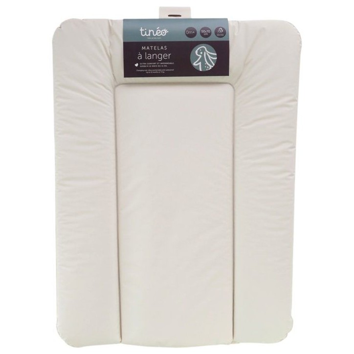 Matelas a langer - TINEO - ESSENTIEL - PVC - Ecru Matelas a langer - TINEO - ESSENTIEL - PVC - Ecru