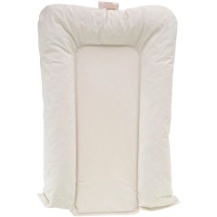 Matelas a langer - TINEO - FLOCONS - PVC - Ecru