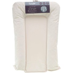 Matelas a langer - TINEO - FLOCONS - PVC - Ecru