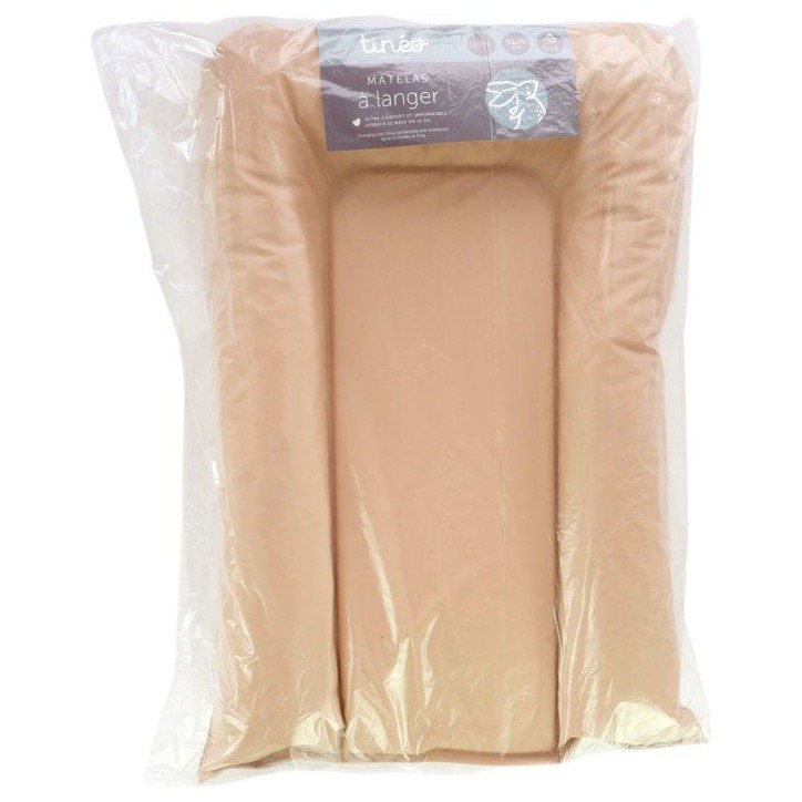 Matelas a langer - TINEO - FLOCONS - PVC - Noisette Matelas a langer - TINEO - FLOCONS - PVC - Noisette