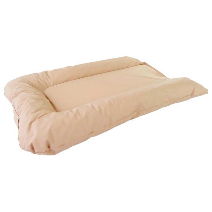 Matelas a langer - TINEO - FLOCONS - PVC - Noisette Matelas a langer - TINEO - FLOCONS - PVC - Noisette