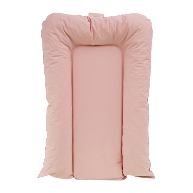 Matelas a langer - TINEO - FLOCONS - PVC - Rose poudre