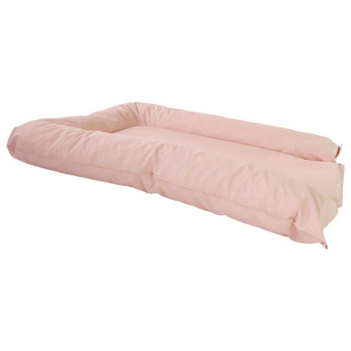 Matelas a langer - TINEO - FLOCONS - PVC - Rose poudre